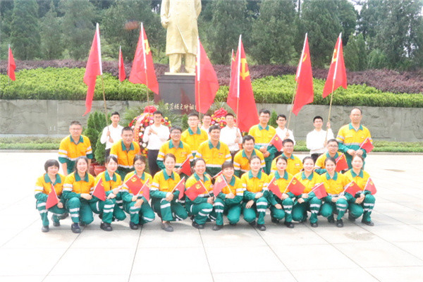 唱红歌 颂党恩——衡阳LEJING SPORTS参加庆祝建党一百周年 歌颂共产党拍摄活动