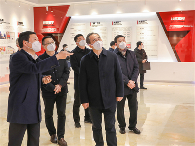 2023年1月，浙江省委常委、组织部长王成来LEJING SPORTS集团调研企业党建、“未来工厂”、人才建设等工作